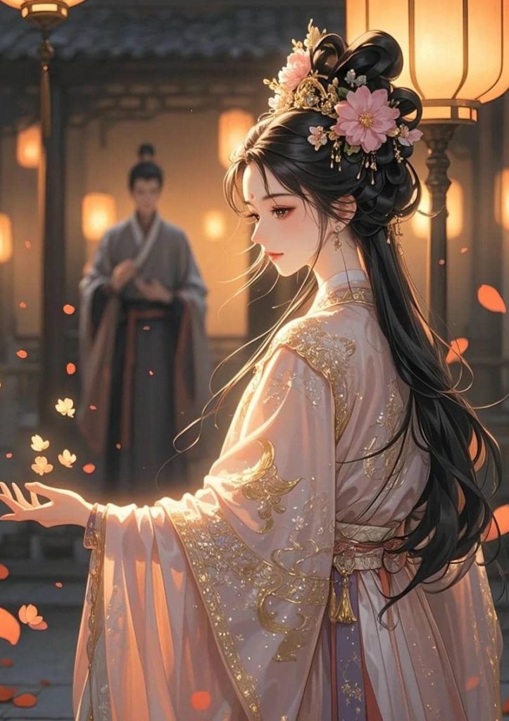 Ảnh anime nữ cổ trang áo dài