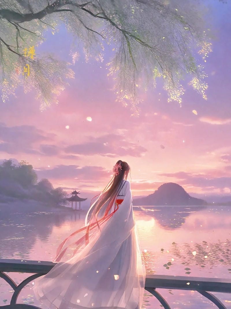 Ảnh anime nữ cổ trang nét đẹp Á