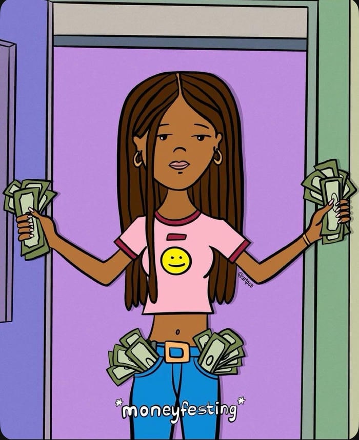 Ảnh meme tiền kiểu bá đạo