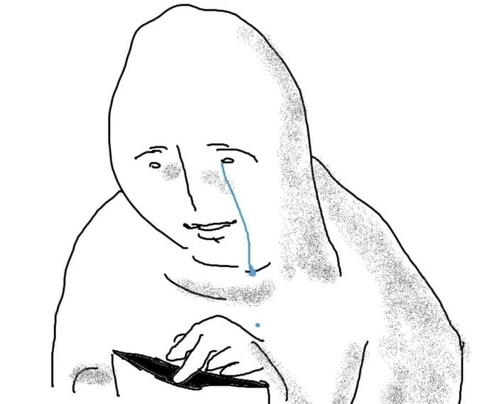 Ảnh meme ví rỗng phiên bản vui