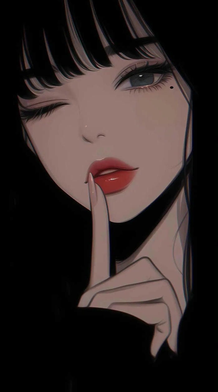 Anime girl lạnh lùng phong thái ngầu