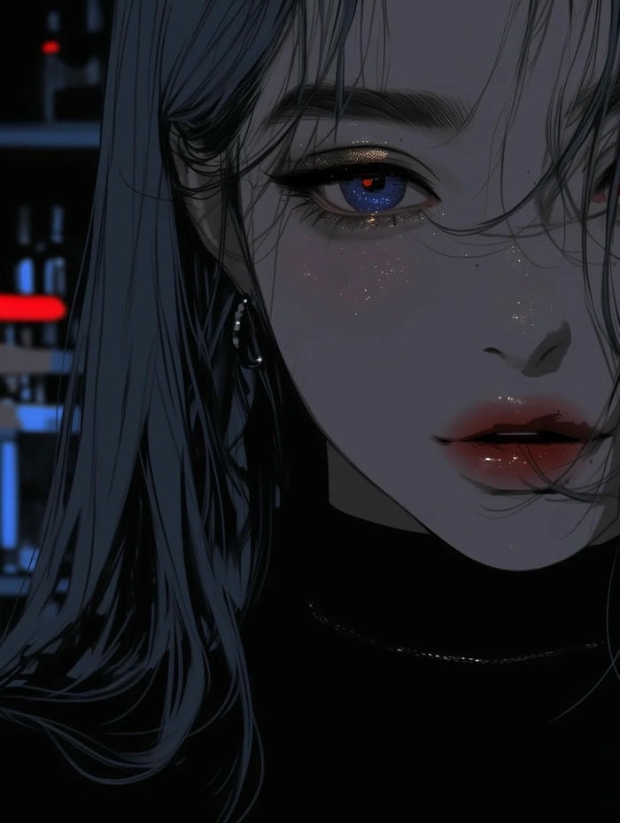 Anime girl lạnh lùng thần thái cuốn hút