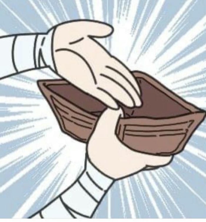 Các ảnh ví rỗng trending