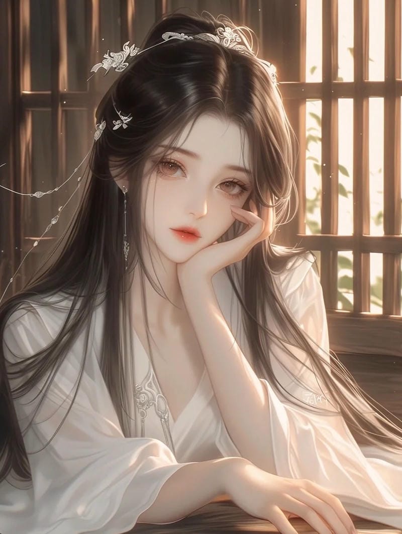 Hình ảnh anime nữ cổ trang thanh lịch