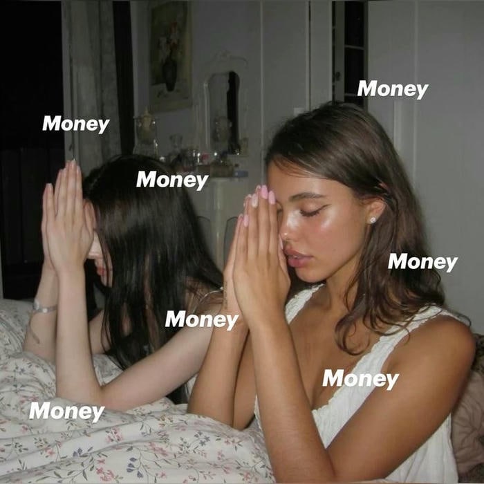 Hình ảnh meme tiền đời sống