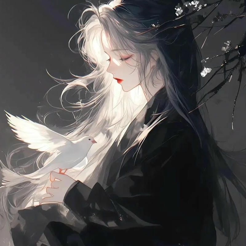 Hình anime nữ cổ trang vẻ đẹp truyền