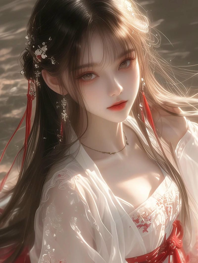 Nhân vật anime nữ cổ trang cổ điển