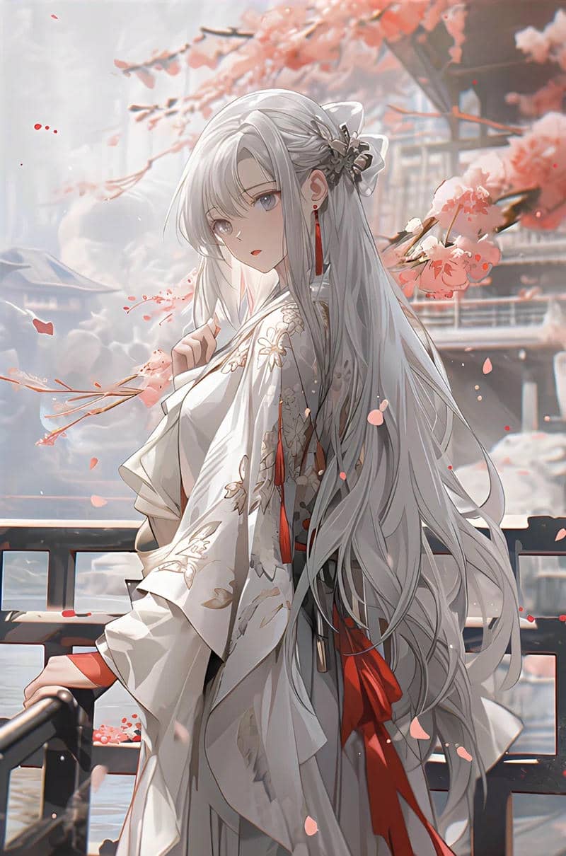 Nhân vật anime nữ cổ trang truyền thống xưa