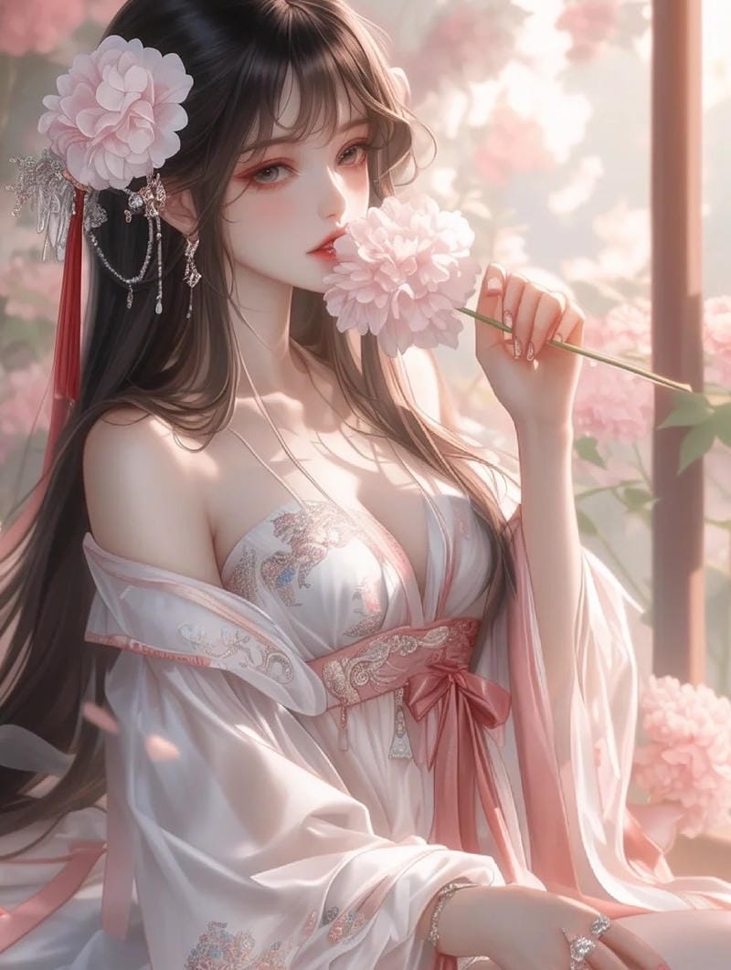 Nhân vật anime nữ cổ trang truyền thống