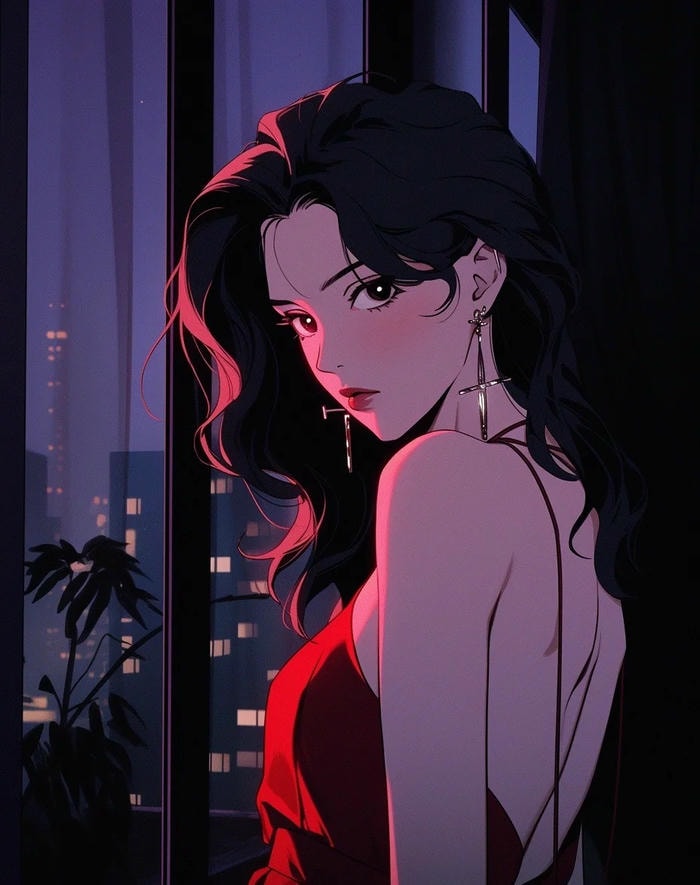 Nhân vật anime nữ lạnh lùng sắc sảo