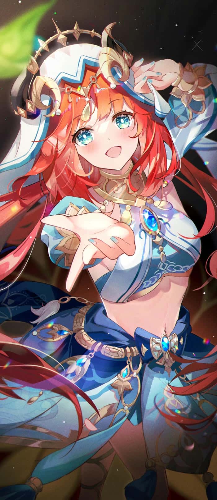 ảnh anime girl cười nhẹ