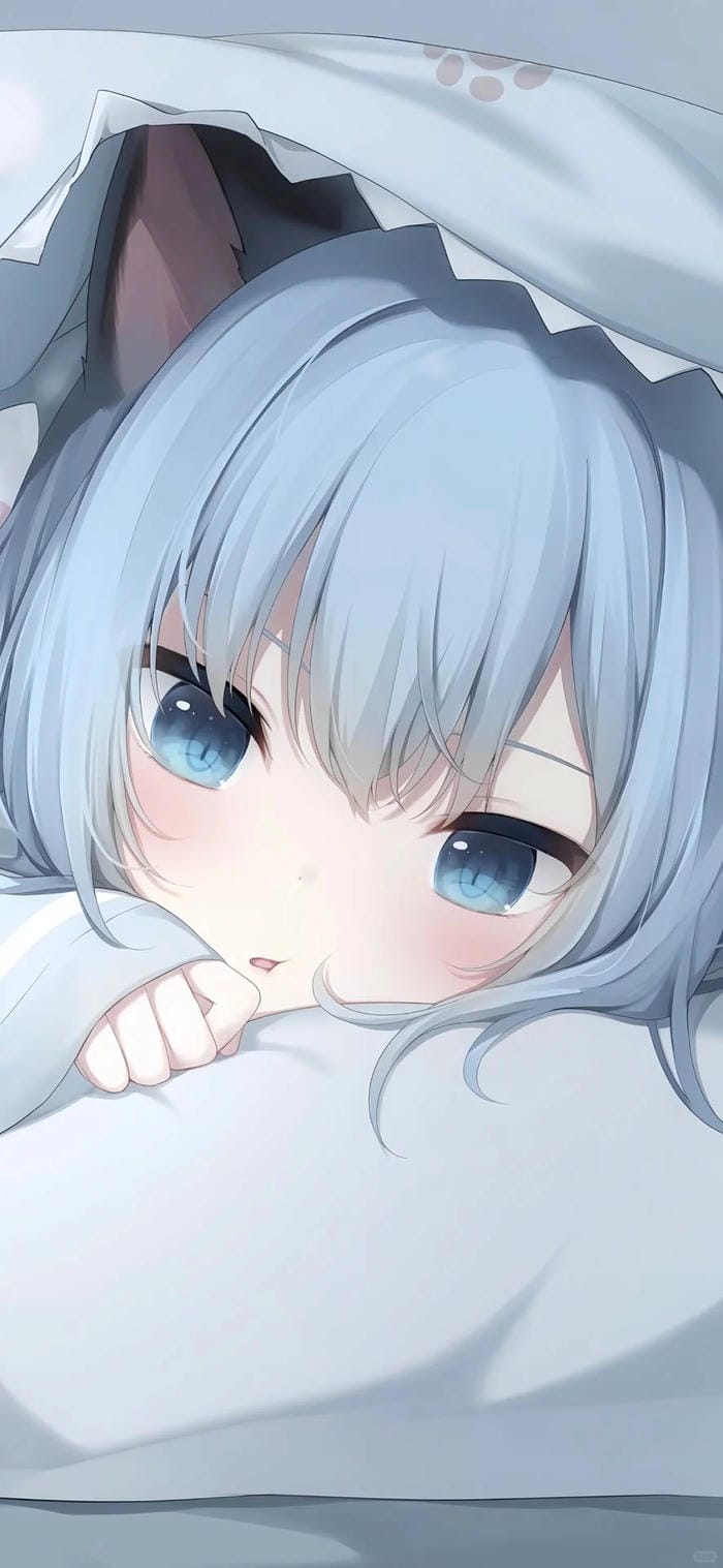 ảnh anime girl mơ màng