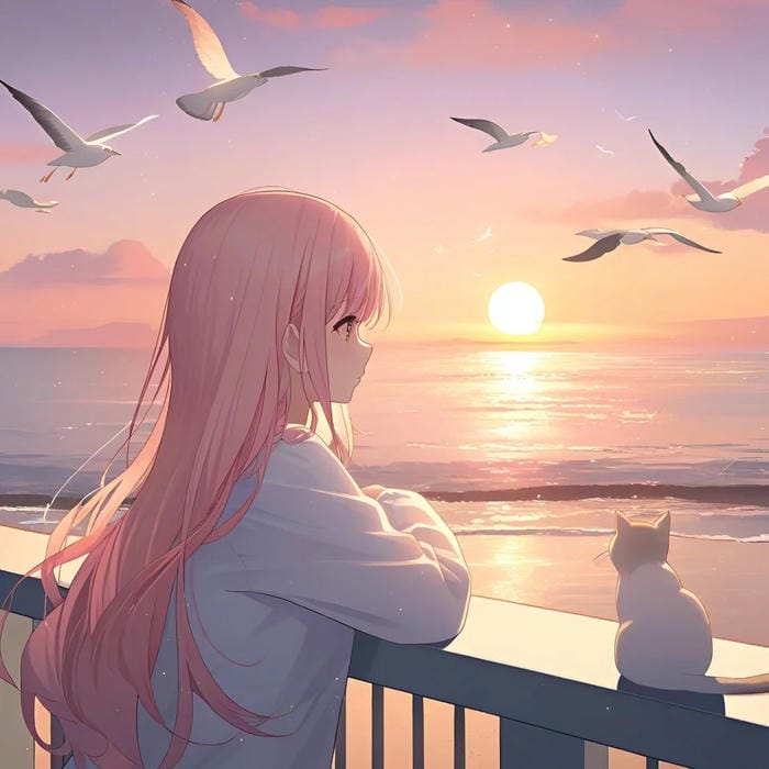 ảnh anime nữ cool girl