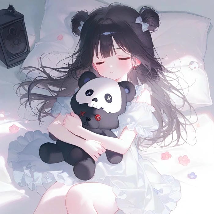 ảnh anime nữ cười đáng yêu