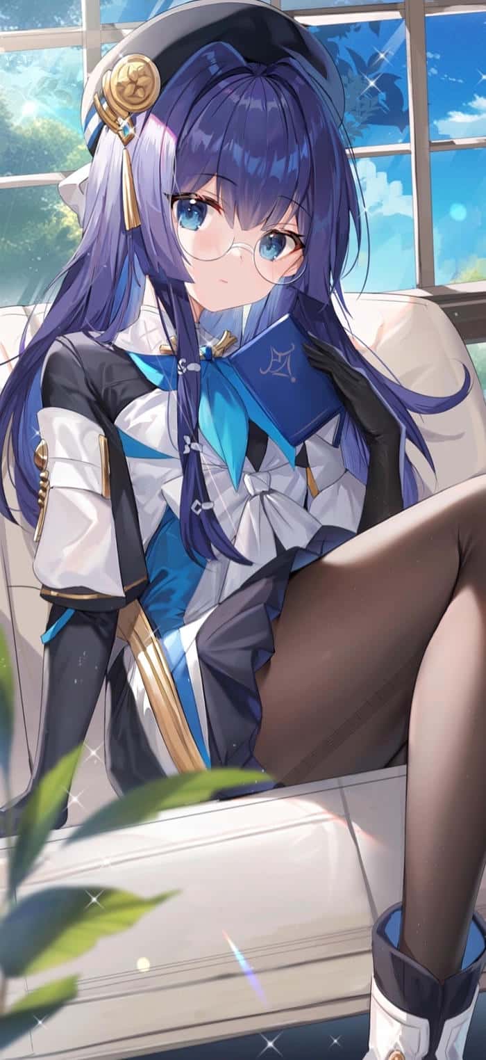 ảnh anime nữ đáng yêu ngoài phố