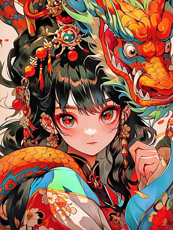 ảnh anime nữ nghệ thuật