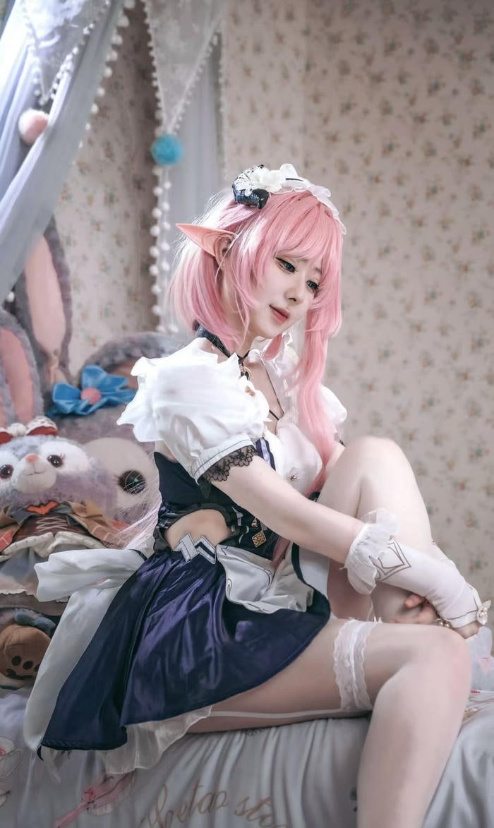 ảnh cosplay hầu gái phong cách anime Nhật