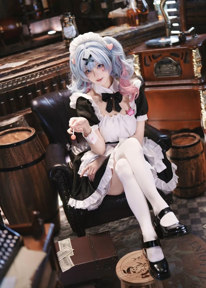 ảnh cosplay hầu gái xinh đẹp
