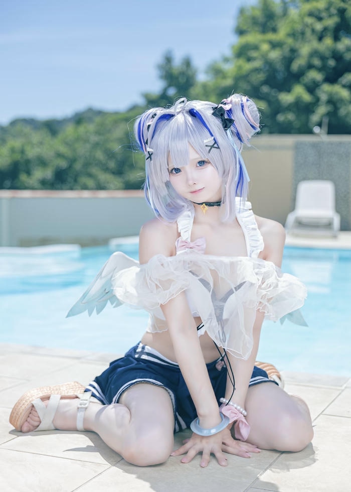 ảnh gái xinh cosplay mặc bikini