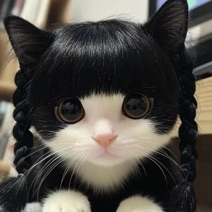 ảnh mèo đơ nhìn thẳng