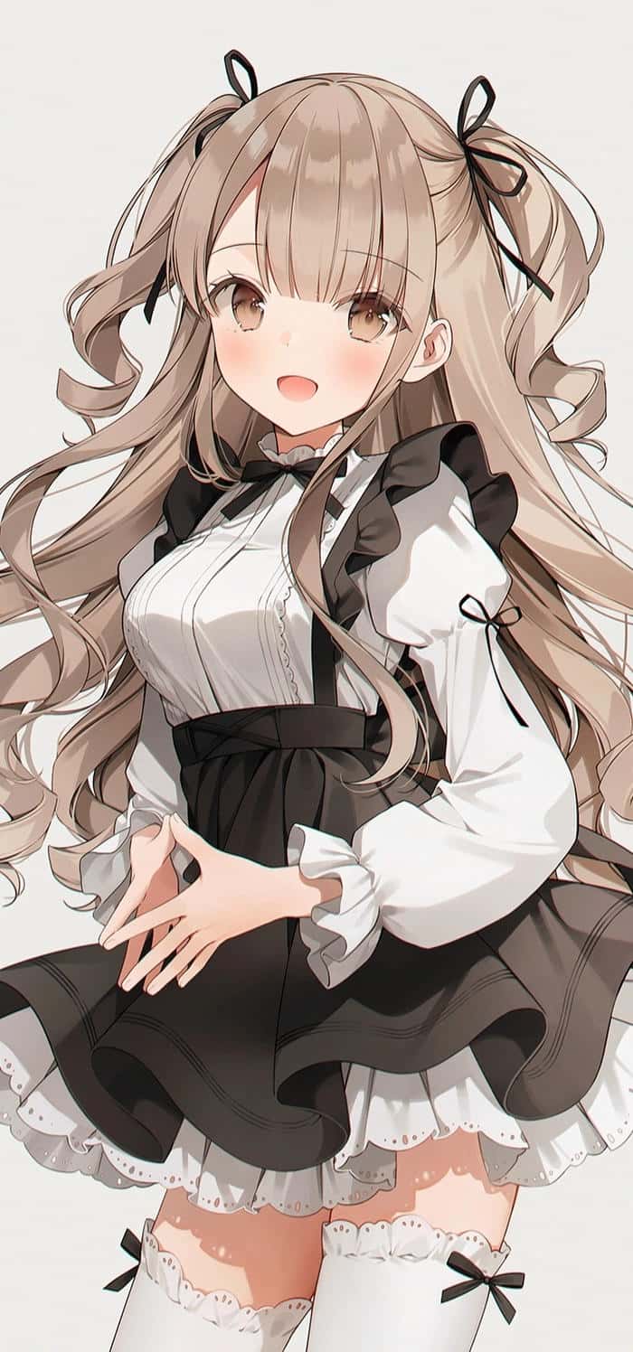 anime girl cute vibes