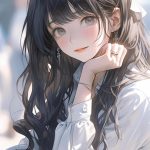 anime girl cute vibes