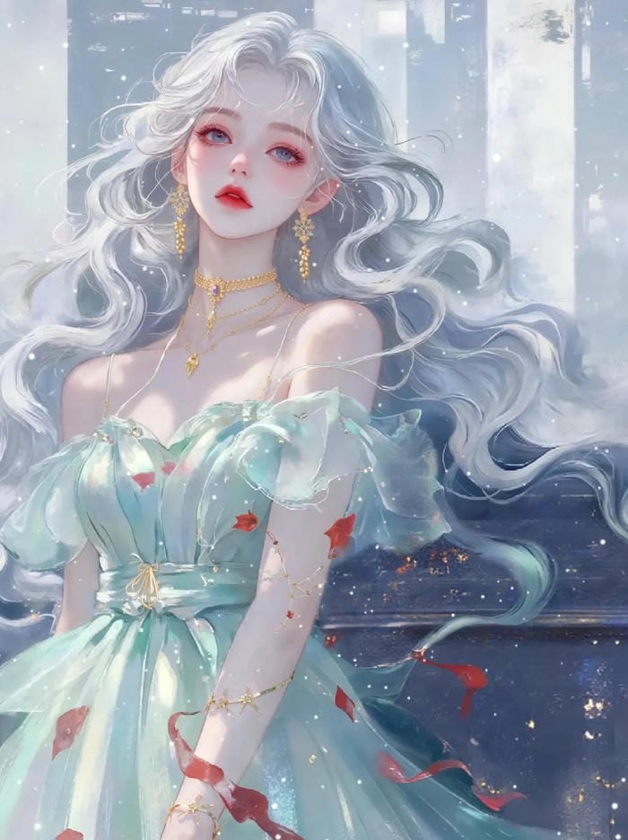 anime girl silent tears