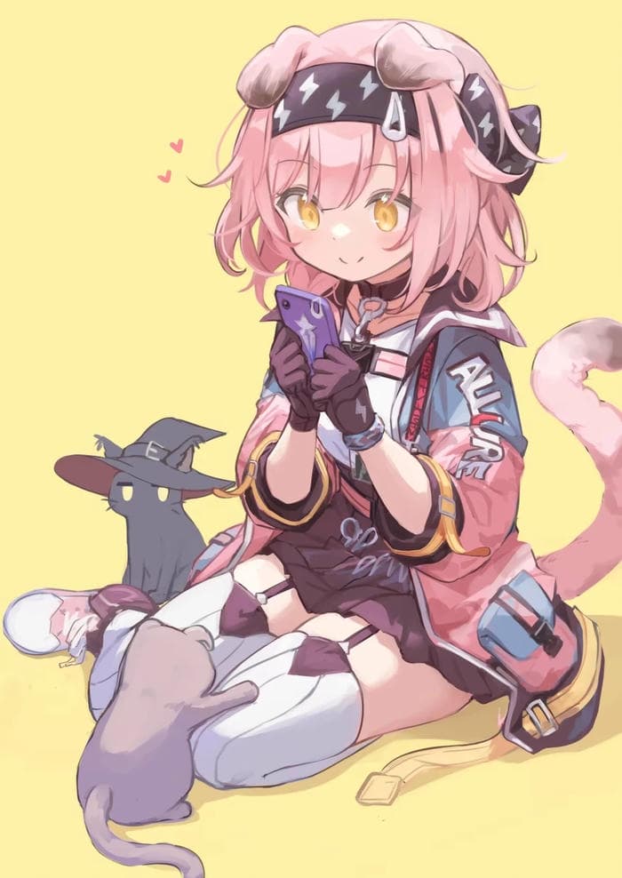 anime nữ tóc dài ngầu