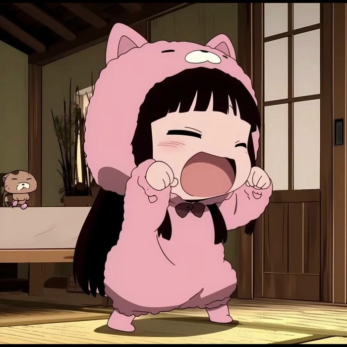 avatar cute màu hồng