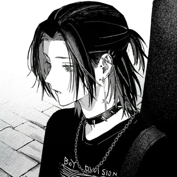 avatar đen trắng huyền bí