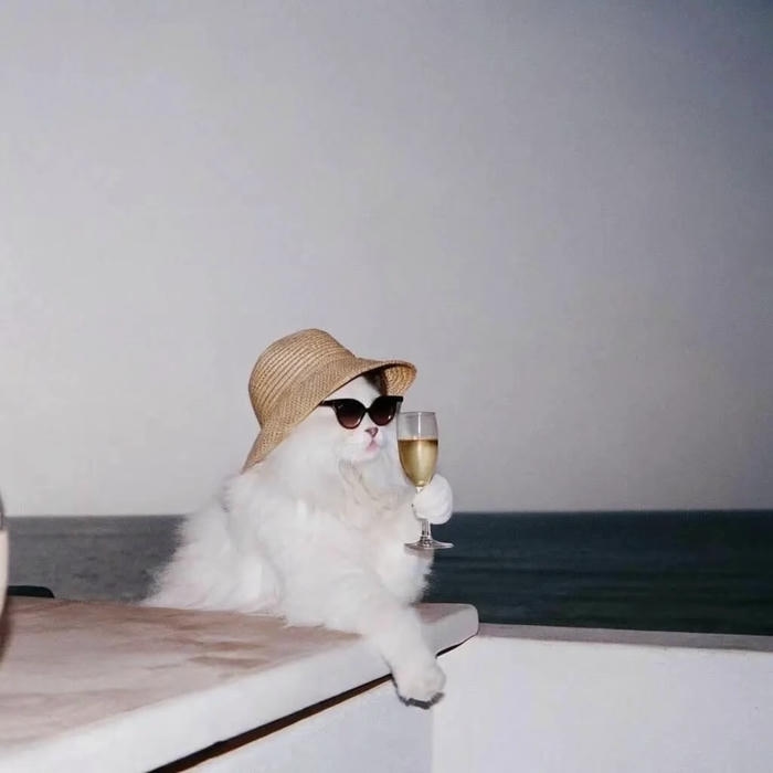 avatar mèo vô tri dễ thương