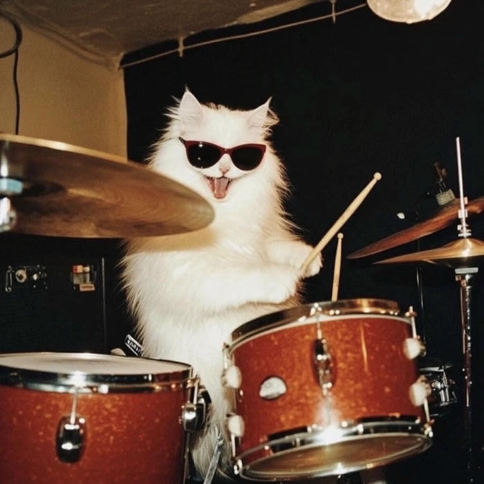 avatar mèo vô tri ngầu