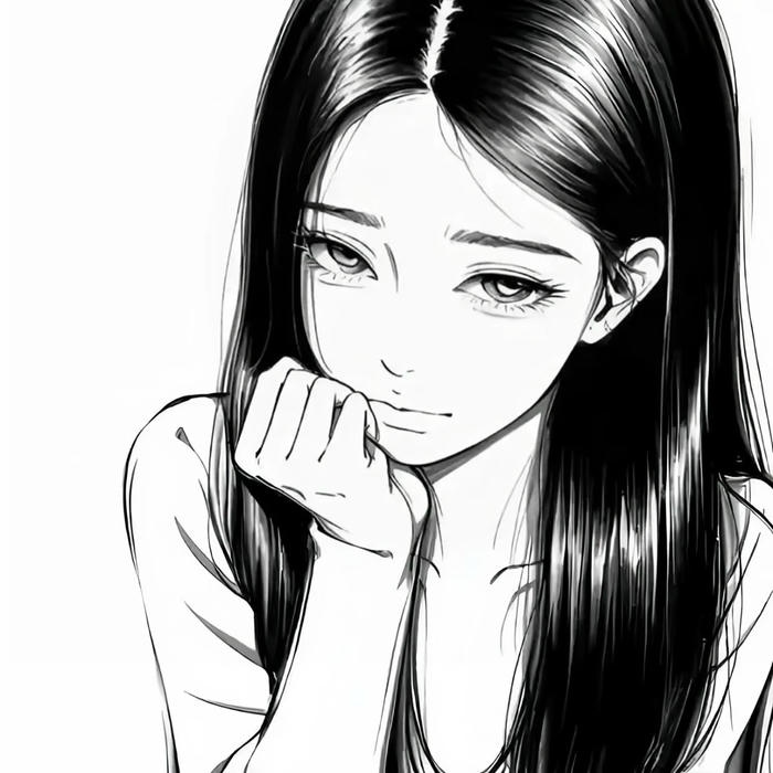 avatar trắng đen cảm xúc