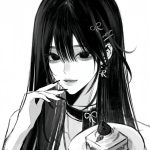 avatar trắng đen đầy tâm trạng