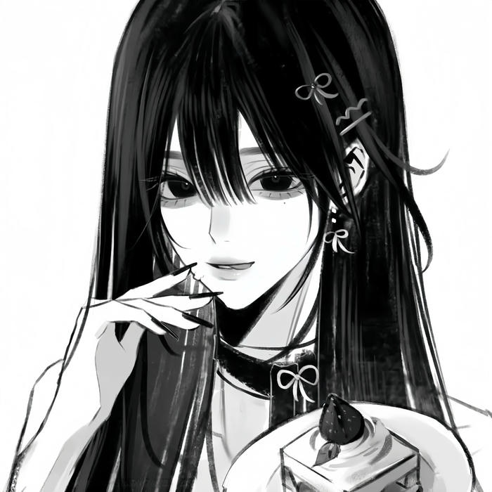 avatar trắng đen đầy tâm trạng