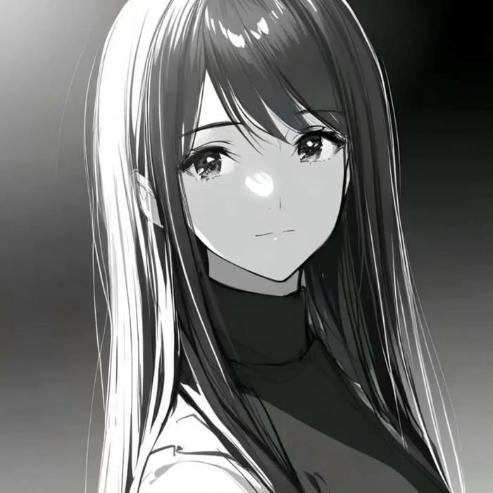 avatar trắng đen độc đáo