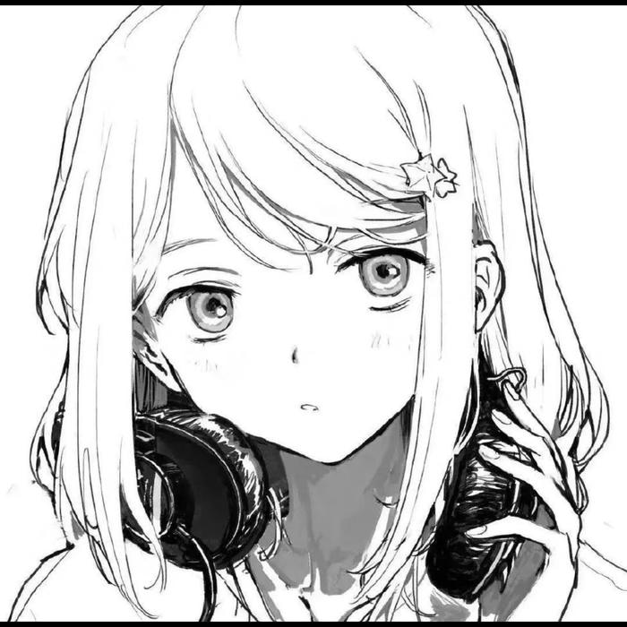 avatar trắng đen thơ