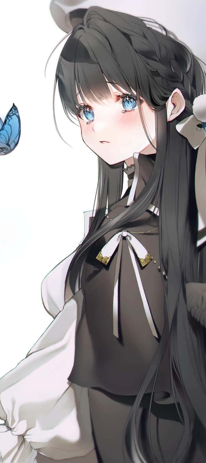 background anime girl tự nhiên