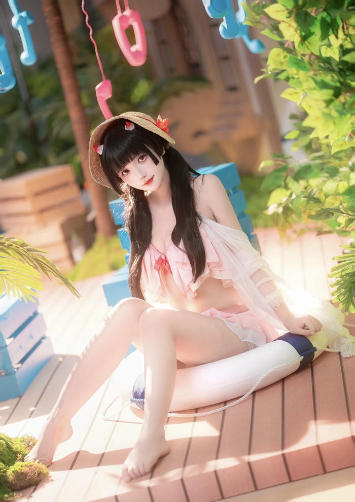 cosplay bikini anime girl xinh ngọt ngào