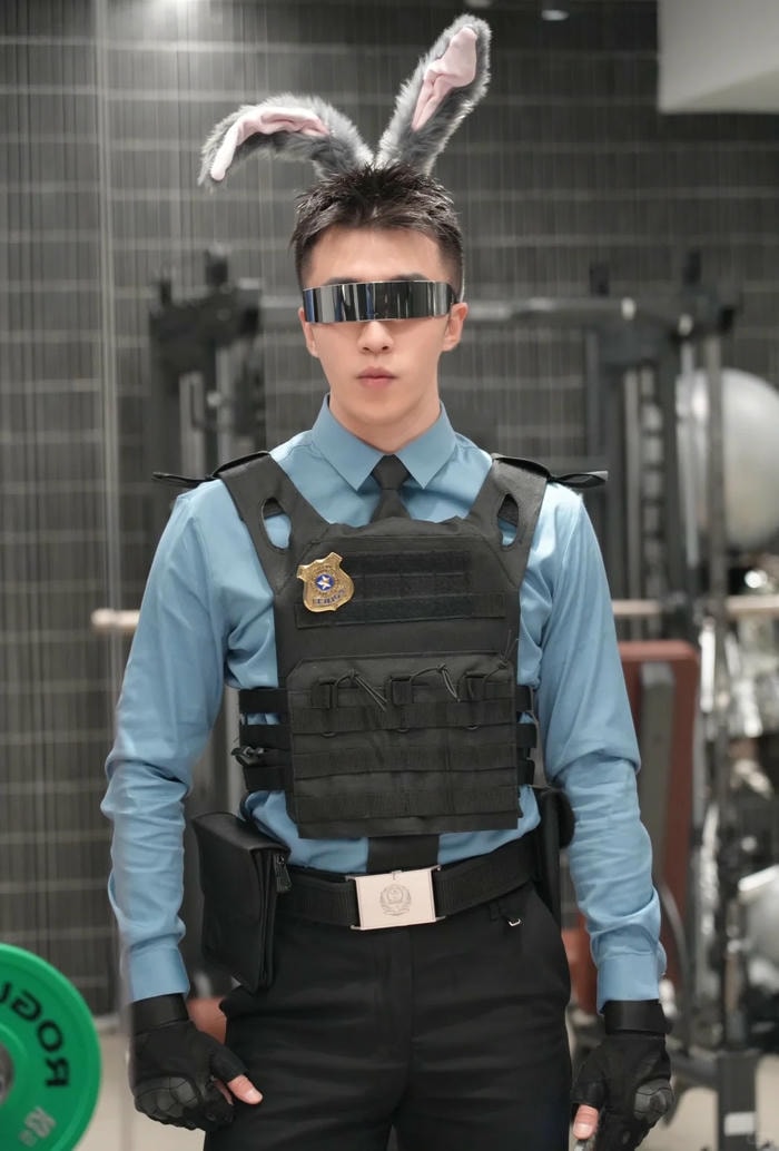 cosplay cảnh sát nam