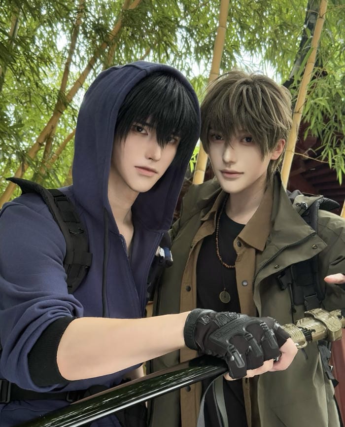 cosplay đam mỹ chụp ngoài trời