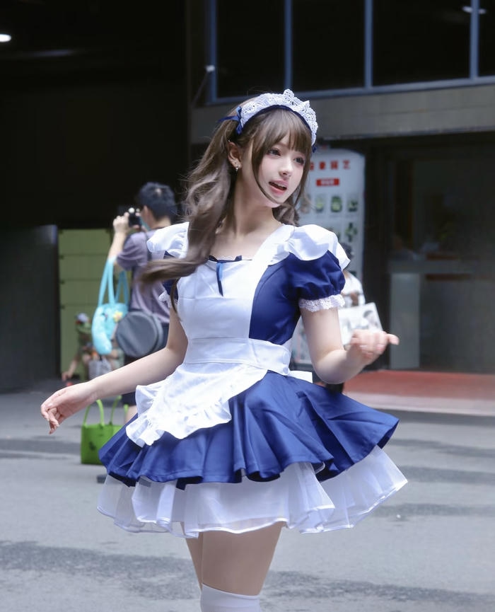 cosplay maid girl cực xinh