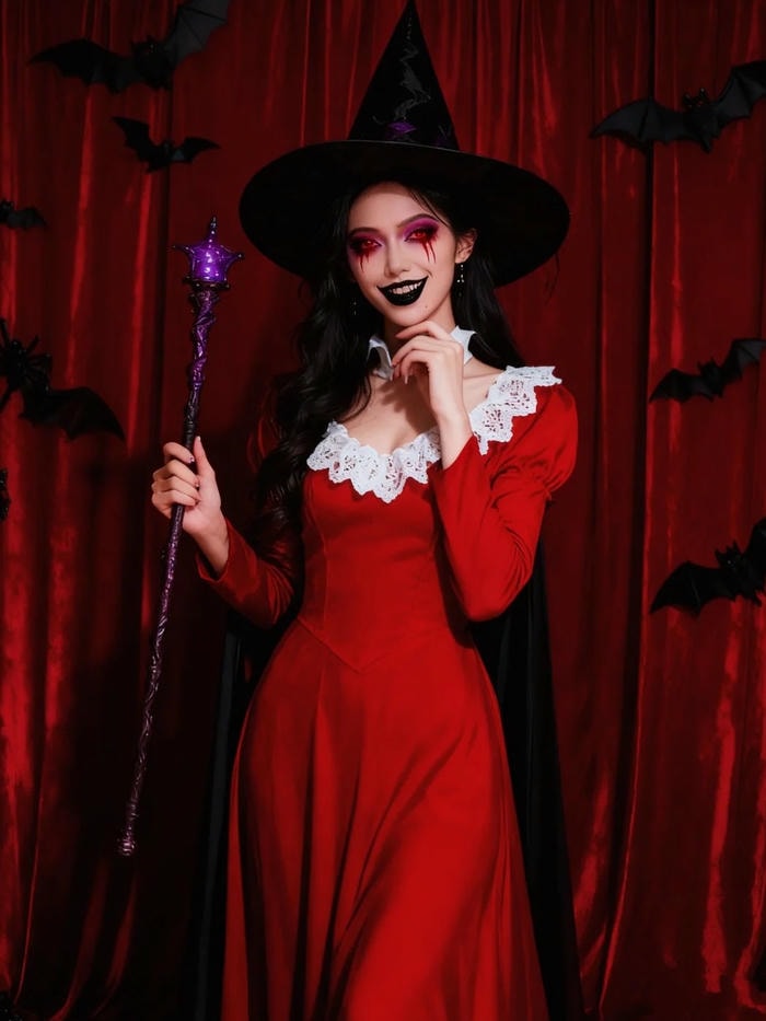 cosplay phù thủy dễ thương