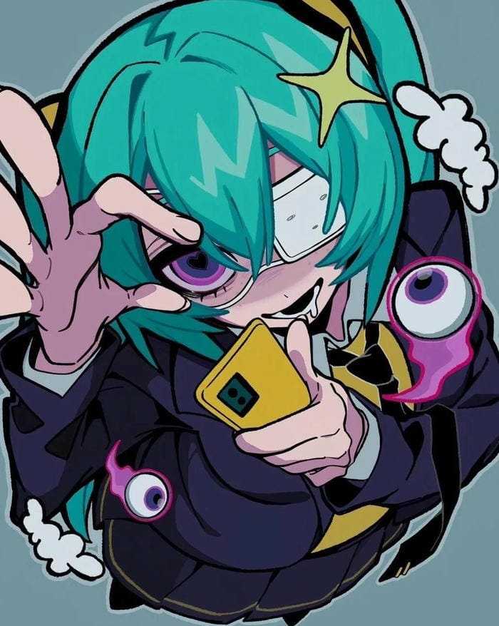 hình anime girl bựa