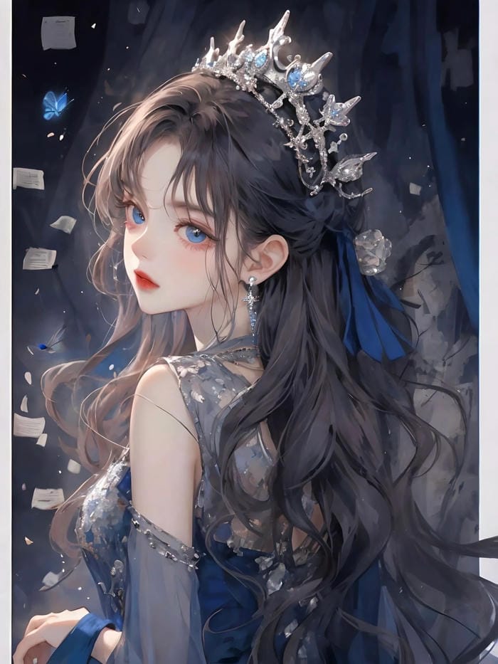 hình anime girl buồn nhẹ