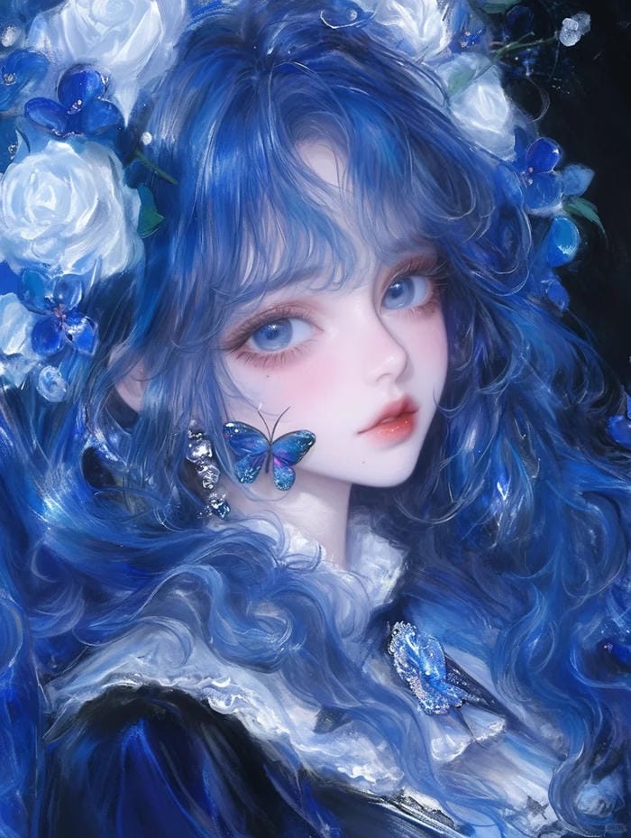 hình anime girl cô đơn