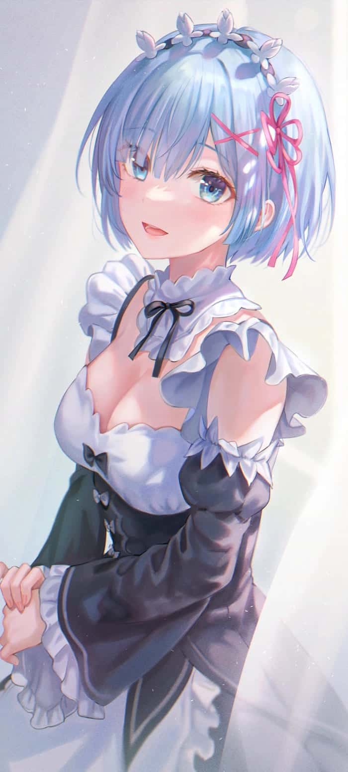 hình anime girl dễ thương trong lớp