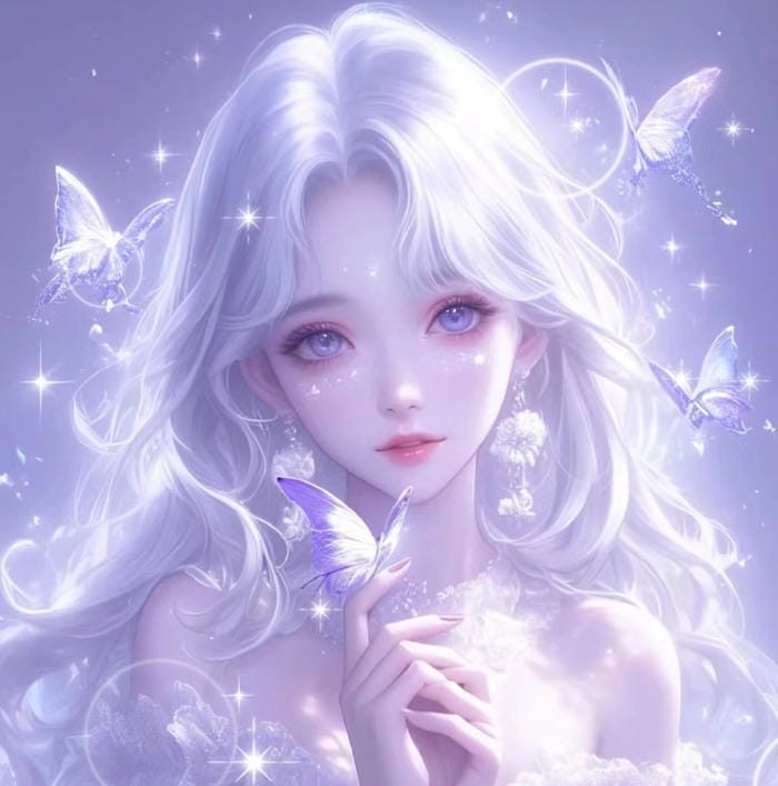 hình anime girl lặng im