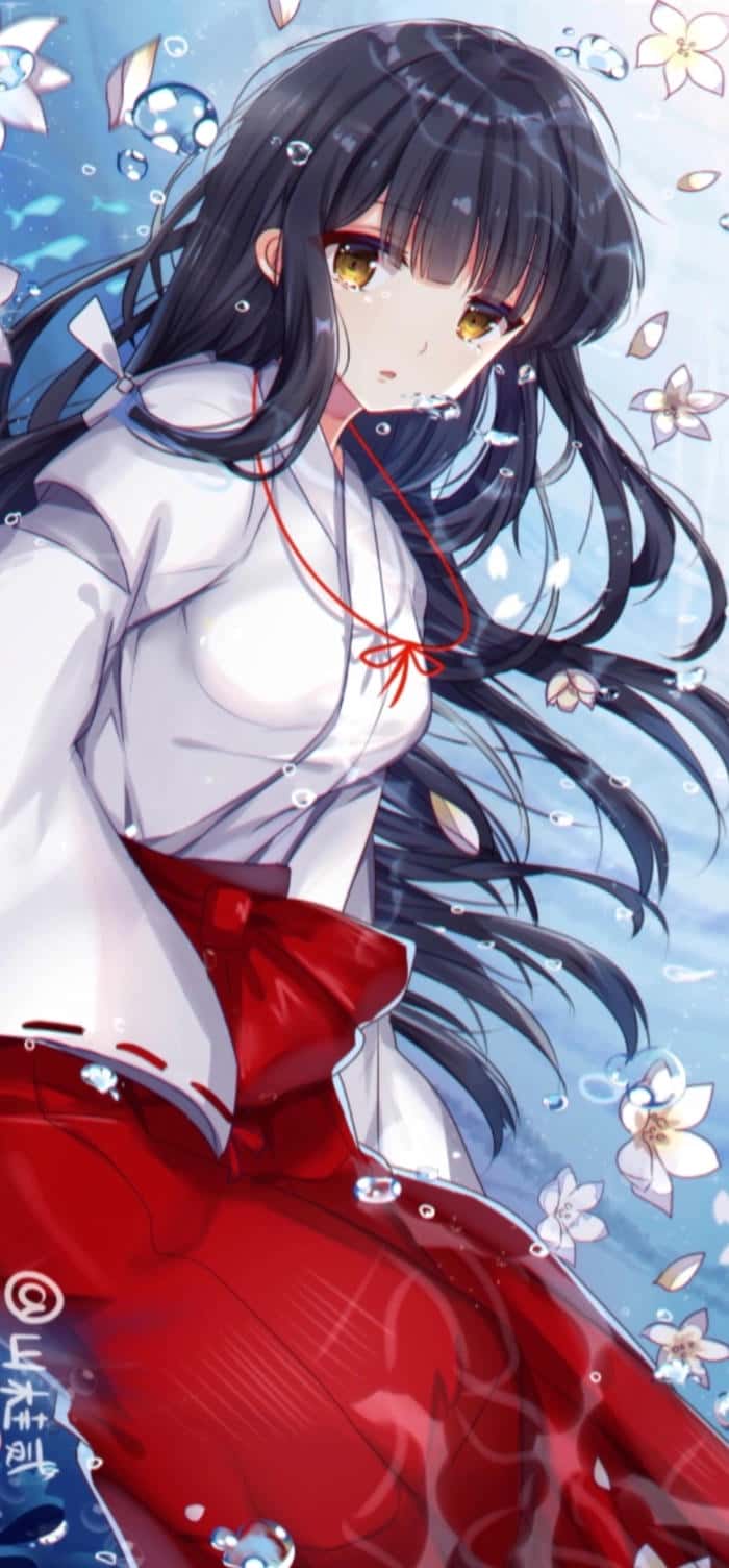 hình anime girl màu pastel