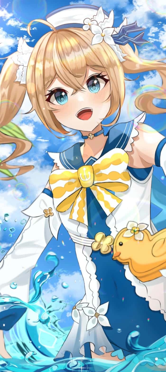 hình anime girl pose dễ thương